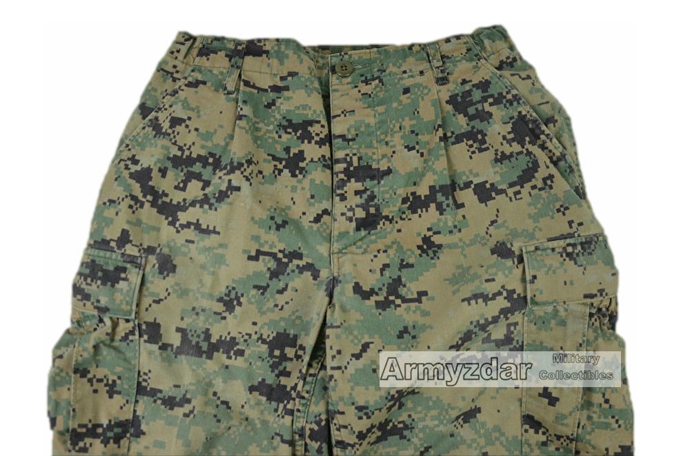 Used Official USMC Issue Digital Woodland MARPAT Trousers and Blouses