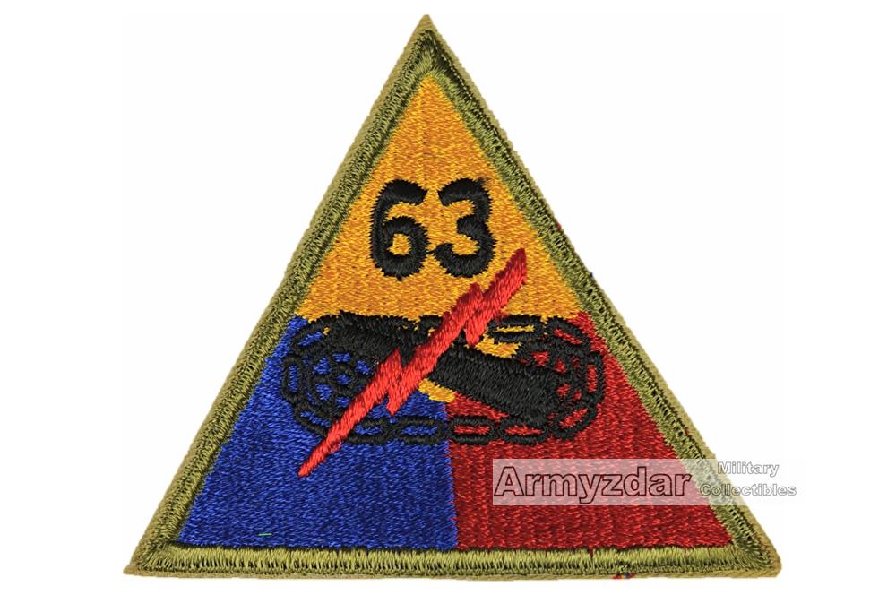 Ww2 Us 63rd Armored Division Patch Armyzdar